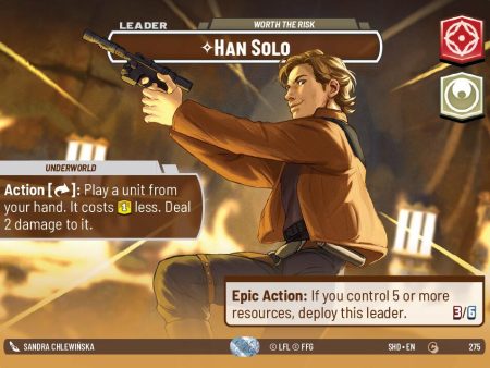 Han Solo - Worth the Risk (Showcase) (275) [Shadows of the Galaxy] Online