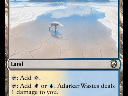 Adarkar Wastes (Ripple Foil) [Modern Horizons 3 Commander] Online now