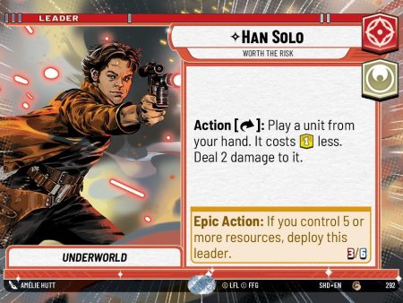 Han Solo - Worth the Risk (Hyperspace) (292) [Shadows of the Galaxy] Online Sale