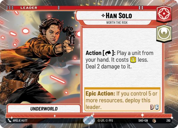 Han Solo - Worth the Risk (Hyperspace) (292) [Shadows of the Galaxy] Online Sale