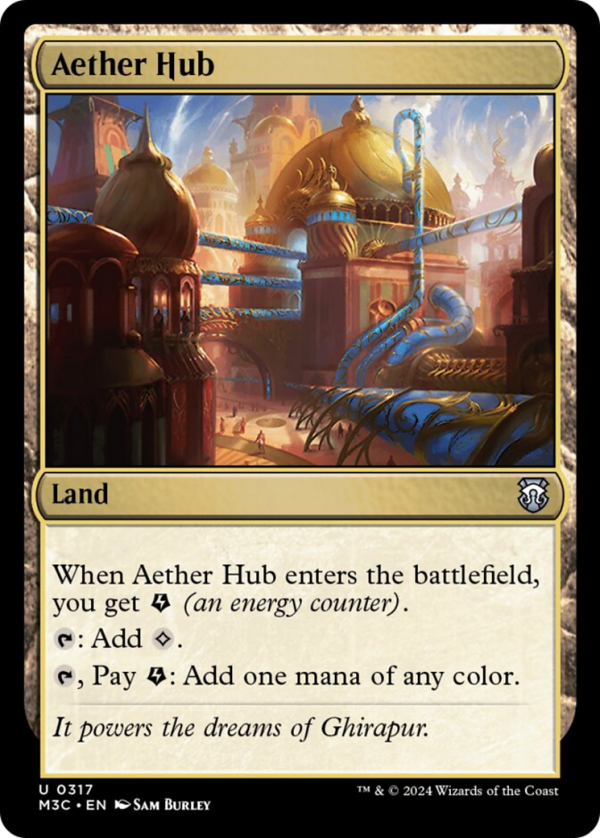 Aether Hub [Modern Horizons 3 Commander] For Sale