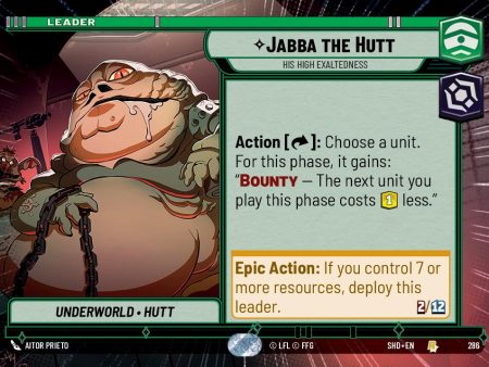 Jabba the Hutt - His High Exaltedness (Hyperspace) (286) [Shadows of the Galaxy] Online