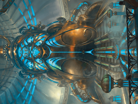 Aether Refinery Art Card (Gold-Stamped Planeswalker Symbol) [Modern Horizons 3 Art Series] For Sale