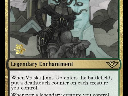 Vraska Joins Up [Outlaws of Thunder Junction Prerelease Promos] For Cheap