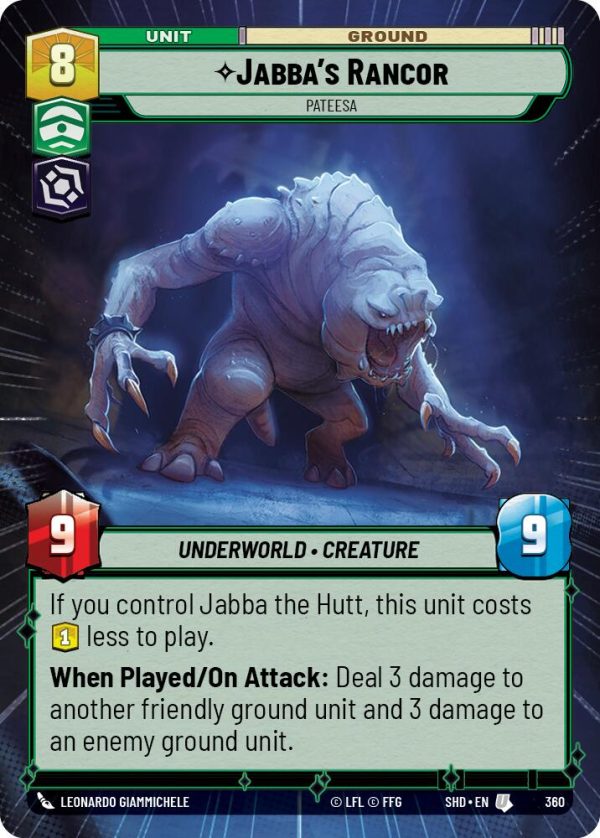 Jabba s Rancor - Pateesa (Hyperspace) (360) [Shadows of the Galaxy] Online Sale