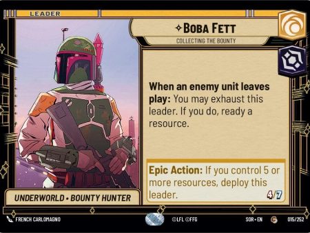 Boba Fett - Collecting the Bounty (015 252) [Spark of Rebellion] Online