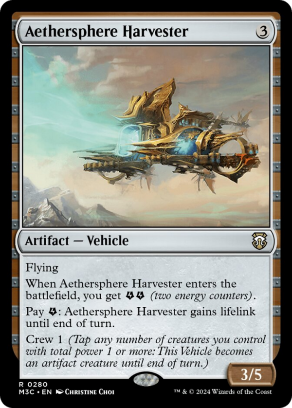 Aethersphere Harvester [Modern Horizons 3 Commander] Sale