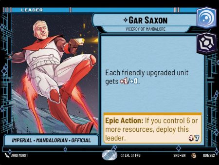 Gar Saxon - Viceroy of Mandalore (001 262) [Shadows of the Galaxy] Supply