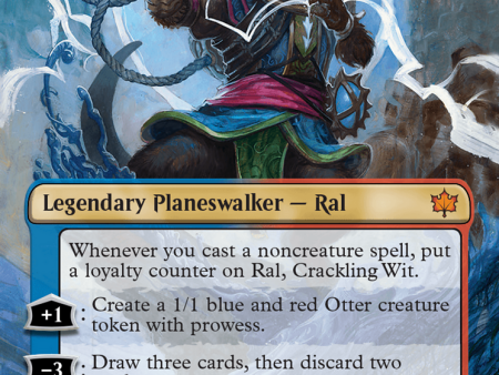 Ral, Crackling Wit (Borderless) [Bloomburrow] For Cheap