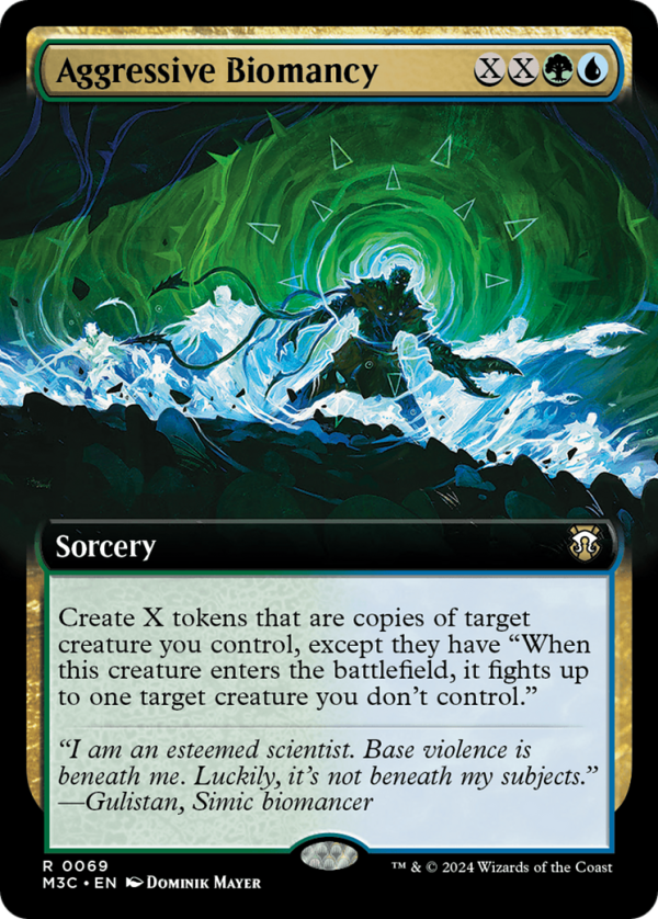 Aggressive Biomancy (Extended Art) [Modern Horizons 3 Commander] Supply