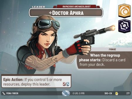 Doctor Aphra - Rapacious Archaeologist (Showcase) (277) [Shadows of the Galaxy] Sale