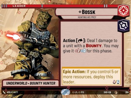 Bossk - Hunting His Prey (Hyperspace) (289) [Shadows of the Galaxy] For Sale