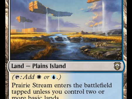 Prairie Stream (Ripple Foil) [Modern Horizons 3 Commander] For Sale