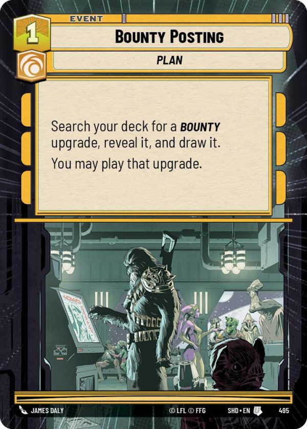 Bounty Posting (Hyperspace) (495) [Shadows of the Galaxy] on Sale