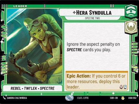 Hera Syndulla - Spectre Two (008 252) [Spark of Rebellion] Hot on Sale