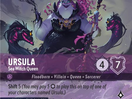 Ursula - Sea Witch Queen (Store Championship) (38) [Promo Cards] For Sale