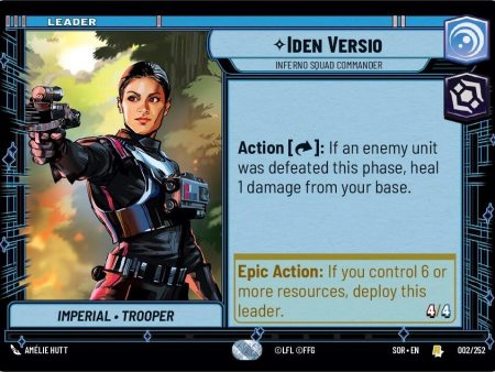 Iden Versio - Inferno Squad Commander (002 252) [Spark of Rebellion] Supply