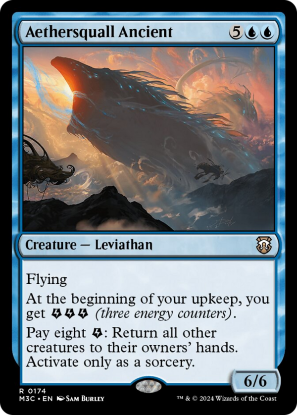 Aethersquall Ancient (Ripple Foil) [Modern Horizons 3 Commander] on Sale