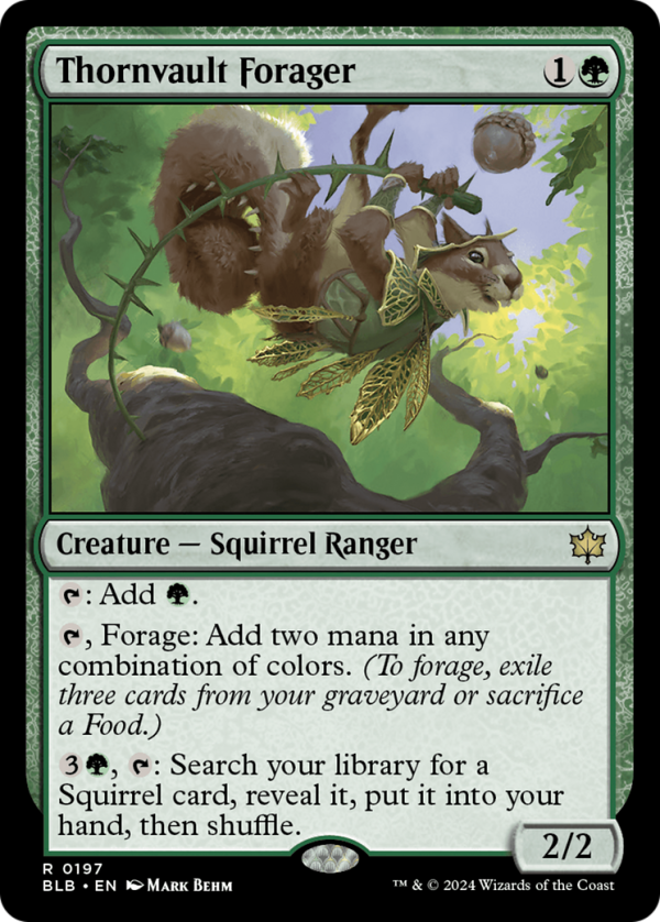 Thornvault Forager [Bloomburrow] For Cheap