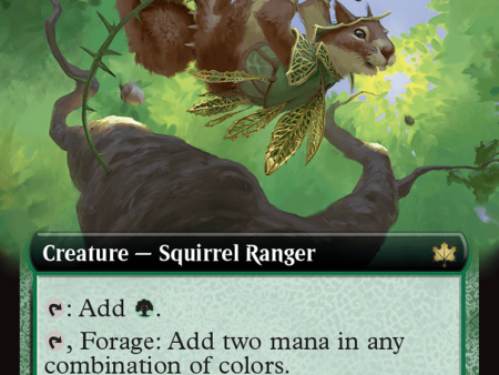 Thornvault Forager (Extended Art) [Bloomburrow] For Discount