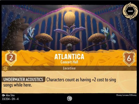 Atlantica - Concert Hall (33 204) [Ursula s Return] For Cheap