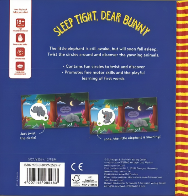 Twist & Discover: Sleep Tight, Dear Bunny Supply