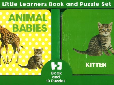 Little Learners Book & Puzzles Baby Animals Cheap